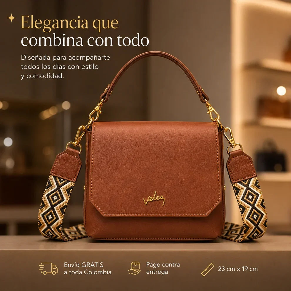 Bolso Carriel VLZ de Cuero Legítimo - Precio Exclusivo De Lanzamiento🎁