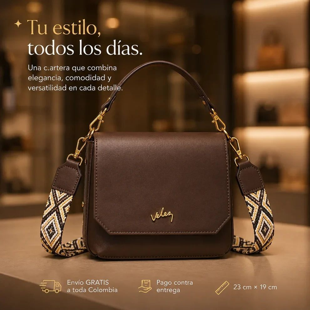 Bolso Carriel VLZ de Cuero Legítimo - Precio Exclusivo De Lanzamiento🎁