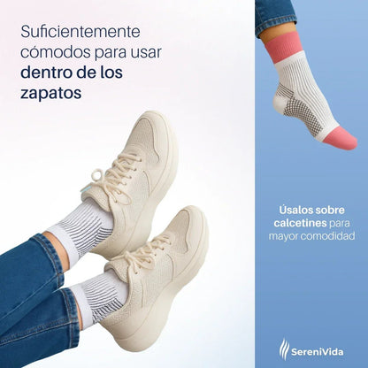 Medias De Compresión - Obtén Alivio Instantáneo De Pies Hinchados Y Adoloridos - SereniVida Mexico